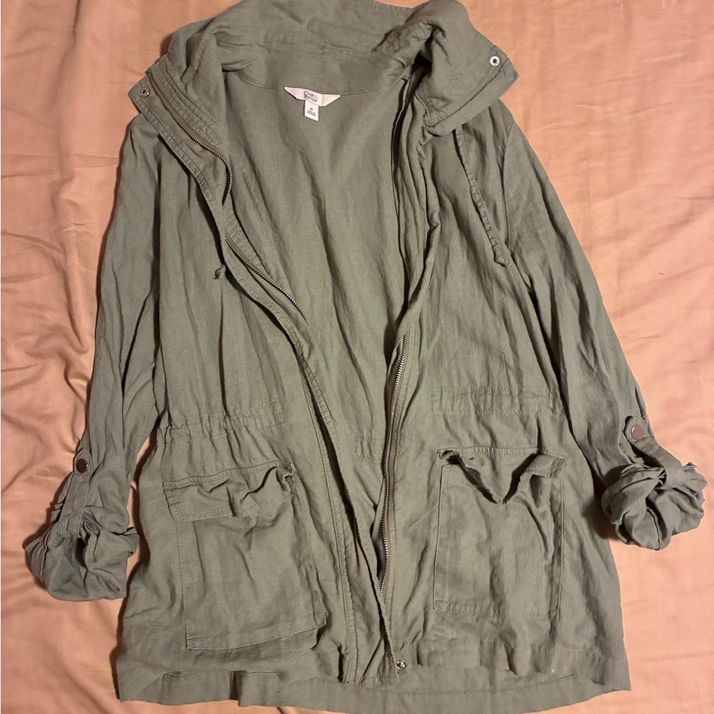 Croft & Barrow Sage Utility Jacket